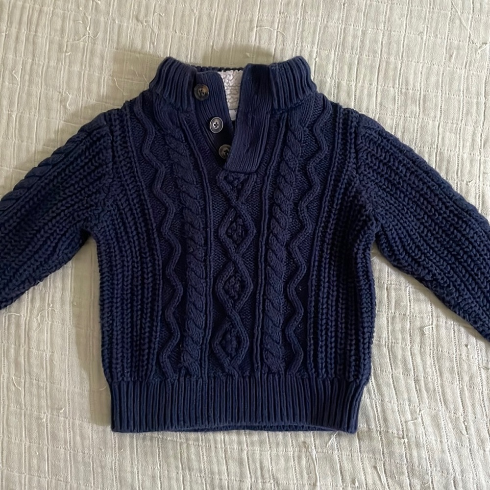 Gap boys 2T cable knit sweat
